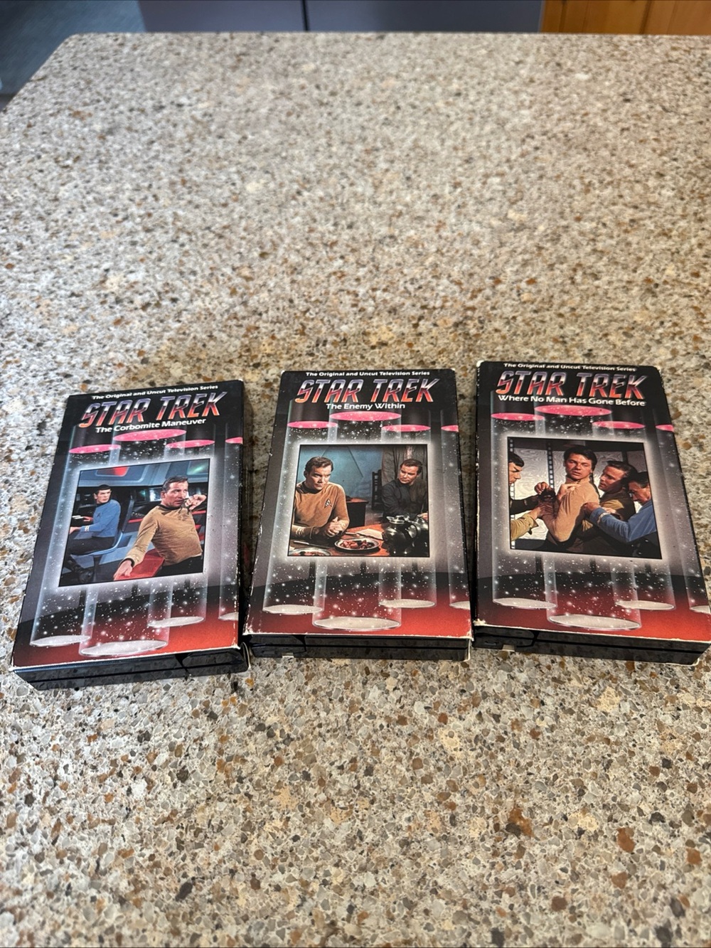 Vintage Rare Set of 3 Star Trek Betamax Tapes Collectors Item!  Episode 2, 3, 5